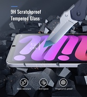 MoKo Protecteur d'écran en verre trempé mat transparent anti-éblouissement pour iPad Mini 6e génération 8.3 pouces 2021