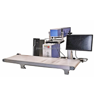 Mesin Penanda Laser UV 5W 10W 15W dengan Pen, Conveyor Belt, Posisi Visual, Pengumpanan Otomatis, Penandaan Laser, Solusi All-in-One