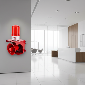 CHYAWE YW-TBG80, avertisseur sonore d'<span class=keywords><strong>incendie</strong></span> certifié CE, 110 dB, 12 V, boîtier en fer, télécommande, alerte lumineuse et vocale, installation facile - Product Image 1