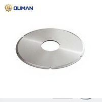 Lame de trancheuse à viande en acier inoxydable 440C de qualité supérieure, couteau de remplacement circulaire pour machine de transformation alimentaire commerciale