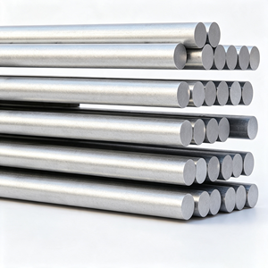 Barre en aluminium extrudé à chaud en alliage 6061 6063 T6, diamètres 5mm, 8mm, 10mm - Product Image 1