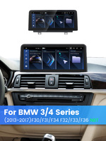 Autoradio MEKEDE Android 14 Système MTK Grand écran 12+512 Go Car-play Auto pour BMW Série 3 4 2013-2017 F30 10,25 pouces