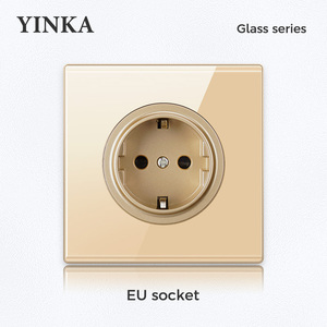 YINKA-enchufe de pared Vintage para el hogar, interruptor de luz europeo y británico - Product Image 6