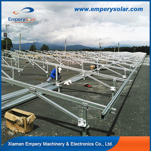 Structure de montage solaire au sol en aluminium adaptée, système de support de fixation de type C, usage commercial, garantie 15 ans, conforme AS/NZ117 - Product Image 5