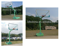 Système de basket-ball pliable pour activités sportives, avec roues faciles à déplacer