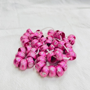<strong>Metal</strong> <strong>Ring</strong> Custom Bird Leg Band <strong>Ring</strong> 4.2MM <strong>Pigeon</strong> Private g Outdoor <strong>Pigeon</strong> <strong>Foot</strong> <strong>Ring</strong> Gold Pink///*/ - Product Image 5