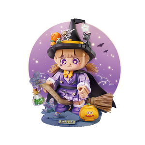 <span class=keywords><strong>Para</strong></span> LOZ Kids All Saints' Day Building Blocks Juguete modelo de plástico educativo <span class=keywords><strong>para</strong></span> jugar con un personaje de bruja - Product Image 2