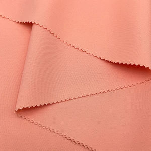 Nouveau 100% Polyester filles étudiant uniforme tissu couleur unie sergé tissé techniques coupe-vent fusible pure Stretch 150d fil compte - Product Image 3