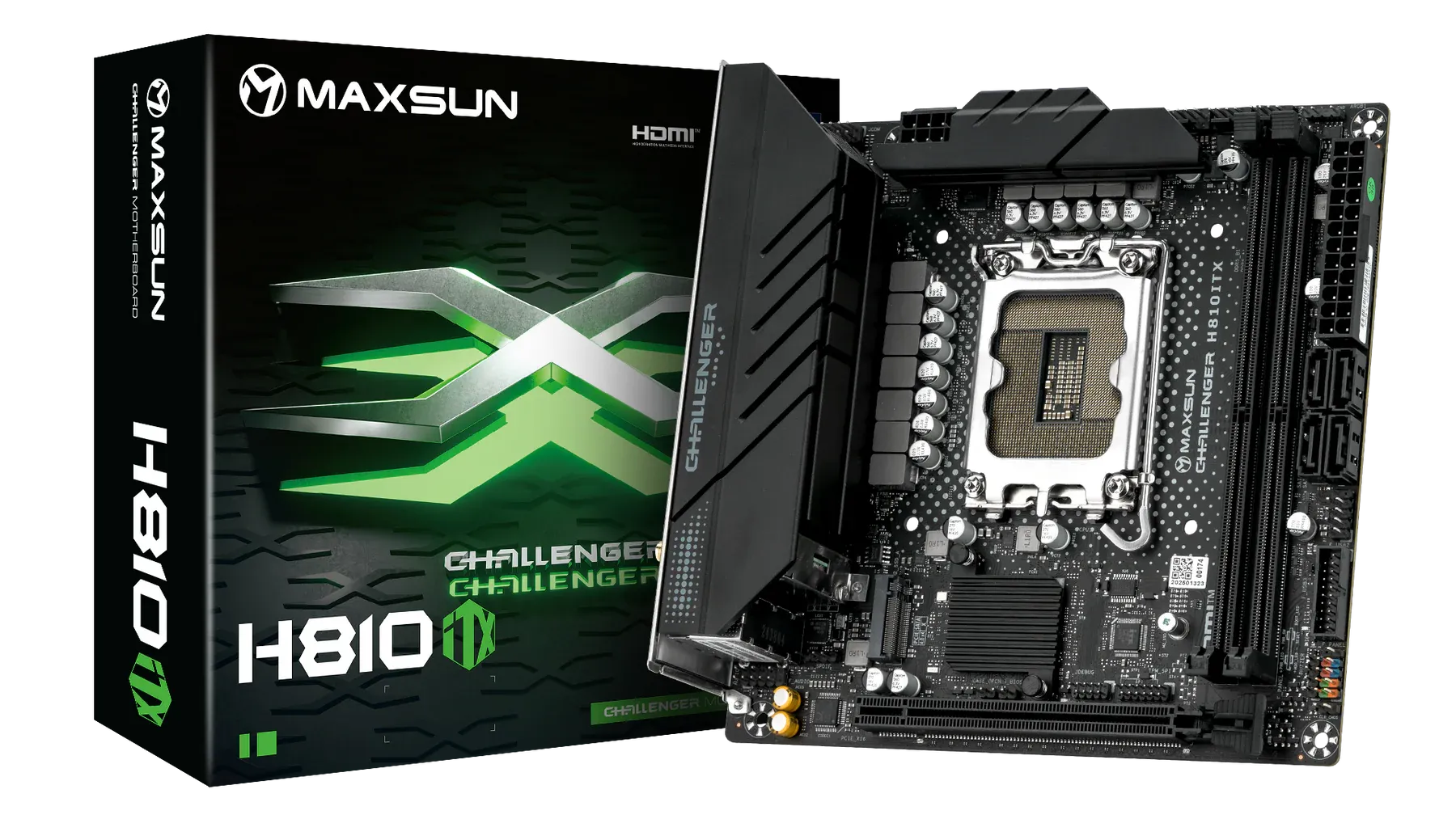 MAXSUN MS-Challenger H810ITX WIFI Motherboard - Mini-ITX Form 