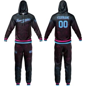 Conjunto de Sudadera Deportiva Personalizada Unisex para Adultos, de Peso Medio, Secado Rápido, con Estampado por Sublimación - Product Image 3