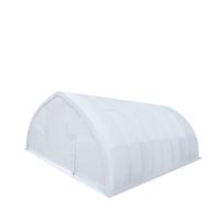 Abri à treillis simple 9x12m en acier galvanisé, toit robuste, imperméable, résistant aux UV et au vent, pour entrepôt extérieur et stockage de voitures