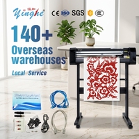 Traceur de découpe vinyle haute précision Yinghe 720J 720 mm avec découpe de contour automatique pour l'industrie de la signalétique