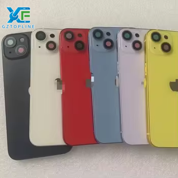 Original Mobile Phone Spare Part Custom Back Cover Housing for Iphone 14 Plus Pro Max 13 15 Pro Max Backglass Replacement