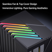 Enfriador de CPU Snowman ARGB con Iluminación RGB Direccionable, 4 Tubos de Calor, Ventilador PWM de 100 mm, Sincronización con la Placa Base para PC Gaming Intel y AMD