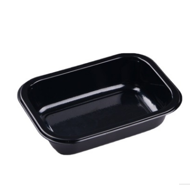 Специальная термостойкая пластиковая упаковочная коробка для ланча CPET для микроволновой печи, индивидуальный пластиковый противень для выпечки CPET