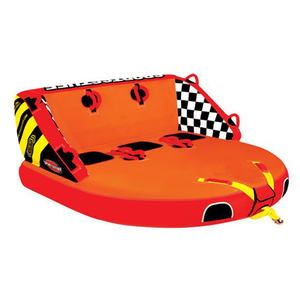 Sofá de tubo remolcable inflable de PVC para 3 personas para deportes acuáticos locos - Product Image 1