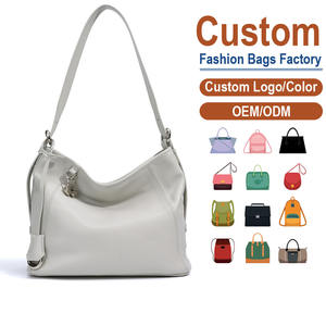 Bolso de Hombro de Cuero Liso para Mujer con Patrón Geométrico y Cierre de Cremallera Antirrobo - Estilo Inglés, Bolso de Viaje - Product Image 1