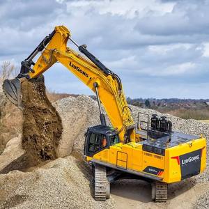 Excavadora hidráulica sobre orugas directa de fábrica 995F Máquina grande de movimiento de tierras de 95 toneladas - Product Image 2