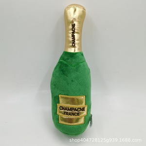 Sıcak satış fantezi lüks marka tasarımcısı Pet aksesuarları sevimli şampanya kadehi torba kahve fincanı hediye köpek Squeak oyuncak - Product Image 5