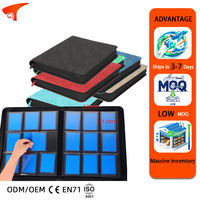 Classeur de cartes à collectionner Top Loader 9 poches PU 252 cartes 3x4 avec fermeture éclair pour Monster Yu-Gi-Oh CCG PTCG Comic Trading Collection