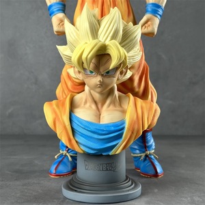 Figura de PVC de Son <span class=keywords><strong>Goku</strong></span> Saiyan Infinity <span class=keywords><strong>Ultra</strong></span> GK, Incluye Busto Decorativo, Figuras de Anime al por Mayor - Product Image 5