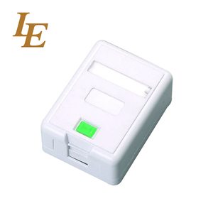 Caja Terminal de Red para Montaje en Superficie LE S019 CAT5E RJ45 con Soporte STP/UTP, Conector Krone IDC PCB - Product Image 1