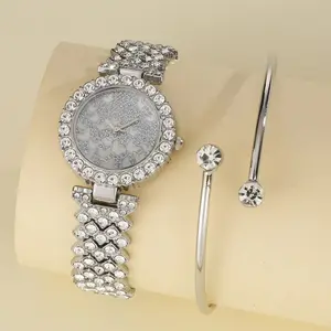 カスタマイズされたトップブランドの高級ダイヤモンド時計ブレスレット女性時計女性用Relogio Femininoクリスマスギフト