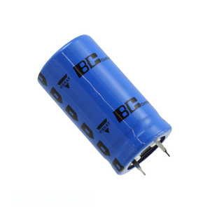 Distribuidor Autorizado MAL219847181E3 Condensador de Aluminio de 180 uF, 20%, 450V, Tipo SNAP TH, de Orificio Pasante - Product Image 1
