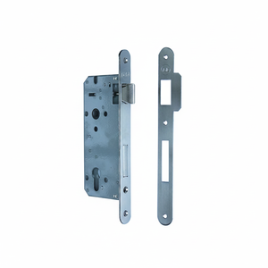 Serratura a Cilindro Europea NS 52X10500S2 in Stile Moderno, Lega di Alluminio, 3 Chiavi per Sicurezza Porta, Made in Italy - Product Image 2