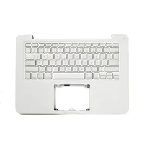 उच्च गुणवत्ता के लिए मैकबुक प्रो 13 "Unibody अमेरिका लेआउट के साथ A1342 कीबोर्ड शीर्ष मामले a1342 सफेद शीर्ष कवर के साथ कीबोर्ड PALMREST