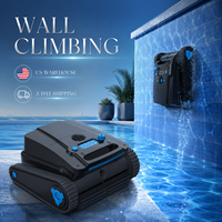 Pembersih Kolam Renang Robotik Dolphin Premier untuk Perawatan Kolam Renang 4 Mode dan Waktu Operasi 150 Menit Keranjang Filter 4L  Daya Hisap 75GPM