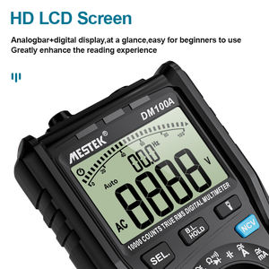 DM100A multimetro Digitale Tester di Capacità Alta Velocità DC DC 10000 Conti multimetro digitale Anti-ustione di Allarme multimetro - Product Image 5