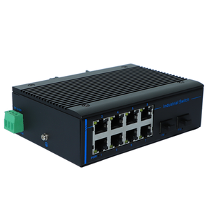 ตัวแปลงสัญญาณอีเธอร์เน็ต SFP เป็น RJ45 สำหรับอุตสาหกรรม ขายดี ความเร็ว 1000Mbps 8 พอร์ตเครือข่าย 2 SFP ตัวรับส่งสัญญาณใยแก้วนำแสงแบบติดตั้งบนราง DIN - Product Image 4