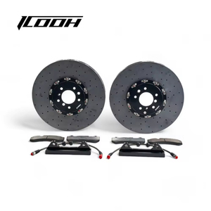 Disques de frein en céramique carbone ICOOH - Résiste à <span class=keywords><strong>1800</strong></span> ℃   Chauffage idéal pour les journées sur circuit et les courses pour <span class=keywords><strong>Lamborghini</strong></span> Huracan Performante - Product Image 5