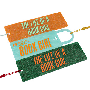 Marcapáginas inspirado en el nuevo álbum de <span class=keywords><strong>Taylor</strong></span> Swift, para apoyar a los fans, con el tema 'The Life of A Book Girl', marcapáginas acrílicos coloridos con brillantina. - Product Image 1