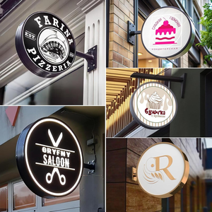 IDEA GIFT Boîtes lumineuses publicitaires LED extérieures étanches à haute luminosité, forme personnalisée, boîte lumineuse en acrylique, affichage de logo de magasin - Product Image 6