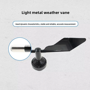 기상 모니터링 공사현장 타워크레인을 위한 RS485 360 ° 폴리카보네이트 풍속 방향 센서 송신기 - Product Image 3
