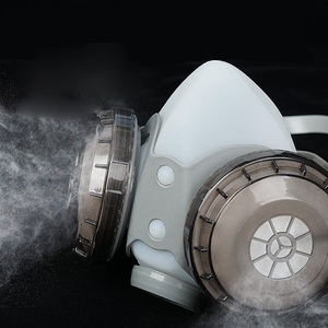 <span class=keywords><strong>Respirator</strong></span> industri wajah penuh, <span class=keywords><strong>Respirator</strong></span> Kimia Filter silikon setengah masker pernapasan dengan kacamata keamanan - Product Image 3