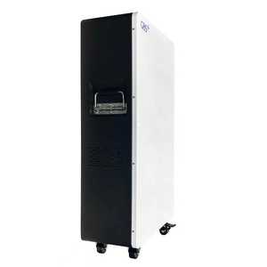 Batterie solaire au lithium LiFePO4 51,2 V 15 kWh avec BMS intelligent et communication CAN, 6000 cycles, pour usage domestique hors réseau, sur pied - Product Image 3