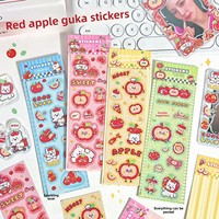 Autocollants décoratifs pour téléphones et agendas, style Instagram, avec strass, en PET, de la marque Apple Many Gugu Card, fabriqués en Chine