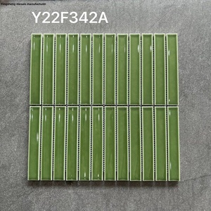 Mosaicos Cerámicos Escandinavos en Tiras, Resistentes al Agua, para Paredes Interiores de Hoteles, Restaurantes, Baños y Decoración de Paredes - Product Image 2