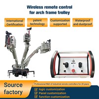 hydraulique joystick vanne directionnelle 4 leviers camion grue radio kits de télécommande intelligents