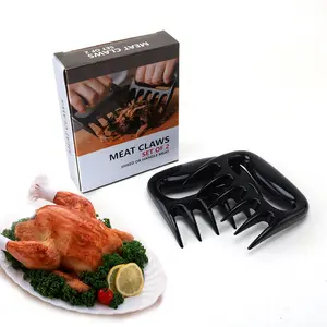 Artigli manuali a forma di orso trituratore di carne utensili per barbecue trituratori di carne cotta di pollo carne forchette per triturazione di maiale trainate separate
