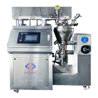 Equipo de Producción de Crema Cosmética de 100L, 200L, 300L, 500L, 1000L, 2000L, Homogeneizador al Vacío, Emulsionador