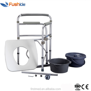 Convenient Nursing Aluminum Foldable Toilet <strong>Commode</strong> <strong>Chair</strong> for Adults - Product Image 3