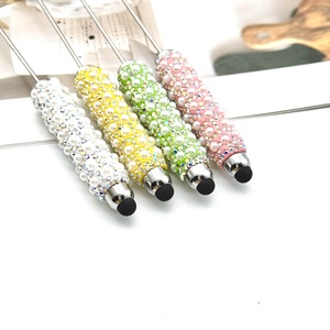 New Arrival Plastic Full Cover Rhinestone Bling Eco-Friendly <b>Stylus</b> Wholesale for Decorative Pens Creative <b>Touch</b> <b>Screen</b> - Product Image 3