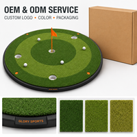 Tapis de golf portable pour l'intérieur, multi-cibles, entraîneur de précision pour les jeux courts, pour la maison, le bureau et l'entraînement en extérieur