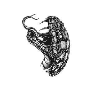 <span class=keywords><strong>Tatuajes</strong></span> Faciales Personalizados al por Mayor, Modernos y Sensuales, Transferibles con Agua, Diseño <span class=keywords><strong>de</strong></span> Serpiente y Flores, Semipermanentes, para Hombres - Product Image 3