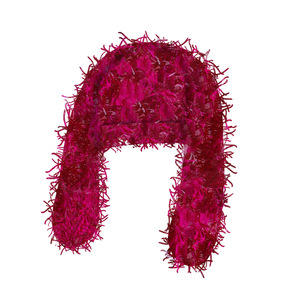 Bonnet tricoté unisexe effet vieilli avec oreilles de lapin, couleur unie, chaud, pour l'hiver, casquette de cyclisme d'extérieur, taille adulte - Product Image 5