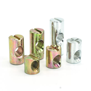 Écrous de barillet métriques M6, écrous fendus croisés, écrous de <span class=keywords><strong>meuble</strong></span> M6 x 11mm, 12mm, 13mm, 15mm, 20mm, <span class=keywords><strong>kit</strong></span> d'écrous pour lits, berceaux et chaises - Product Image 3